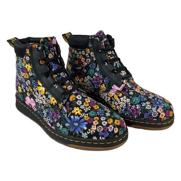 Dr.‎ Martens Women’s 6 Newton Wonderlust Floral Boots Lightweight Lace Up - Picture 7 of 13